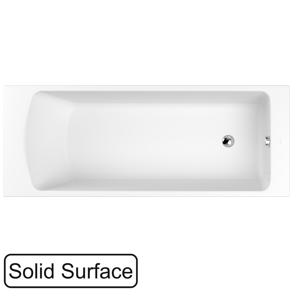 Ванна WHITECROSS Cent 180x70 (белый мат) иск. камень 