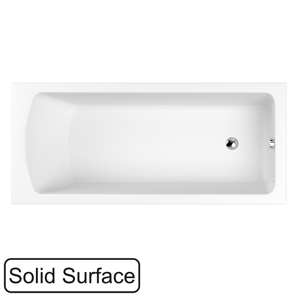 Ванна WHITECROSS Cent 170x75 (белый мат) иск. камень 