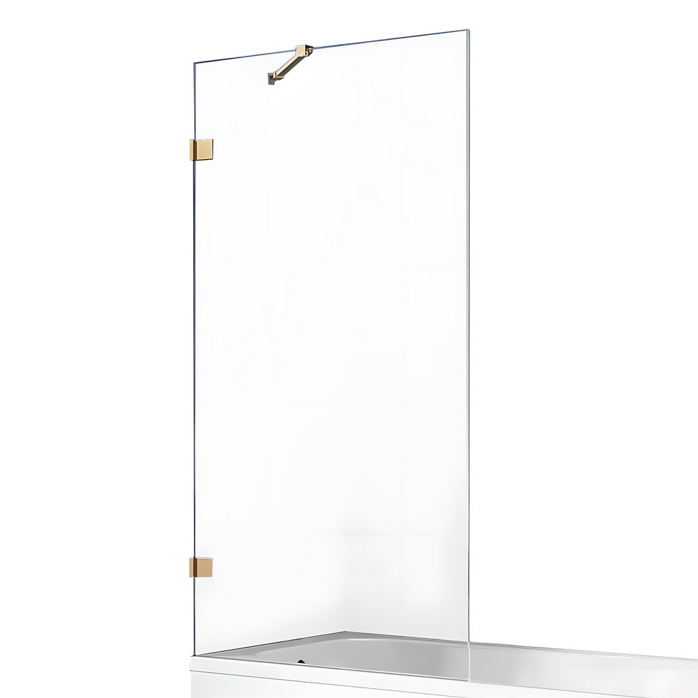 Шторка для ванны NEW TRENDY AVEXA GOLD BRUSHED 60x150 EXK-2005 (брашированное золото)