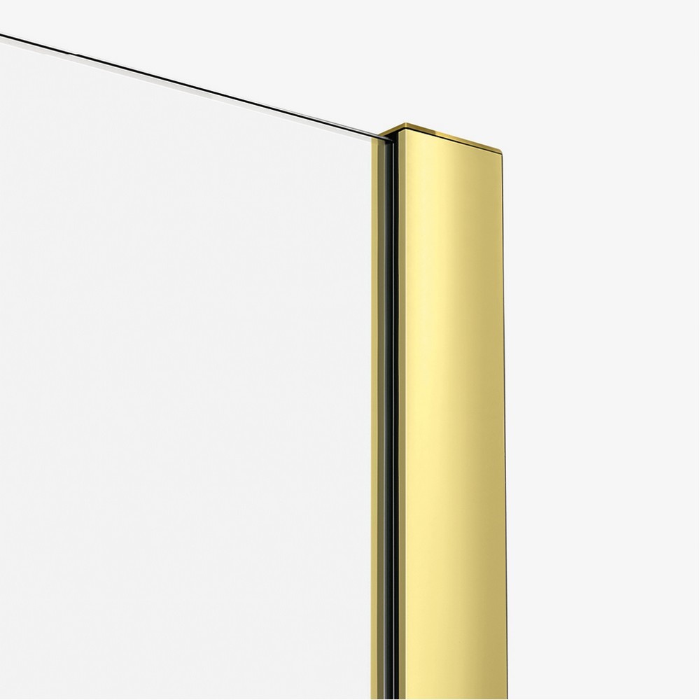 Шторка для ванны NEW TRENDY SMART LIGHT GOLD 110x150 EXK-4305 (светлое золото)