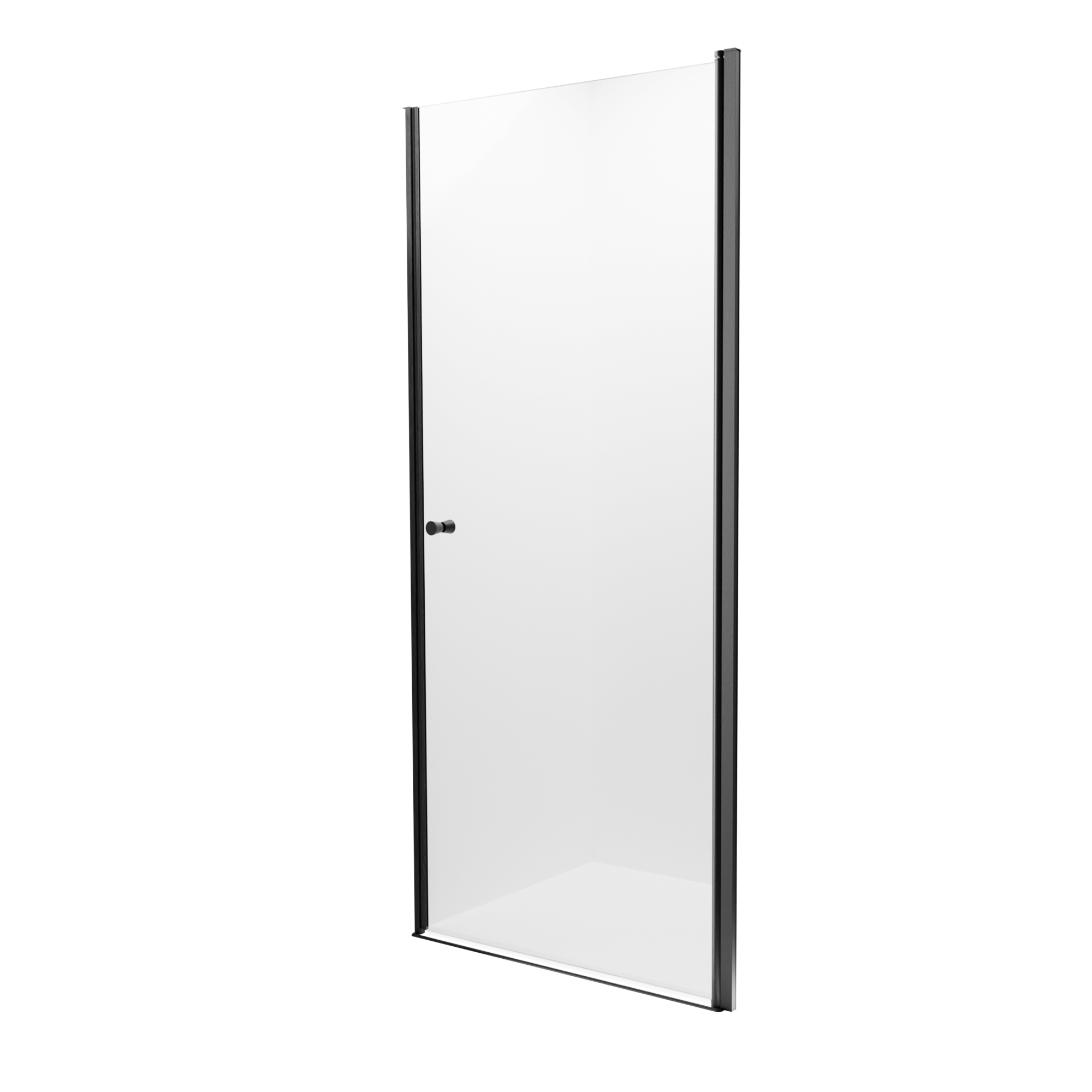 Дверь в нишу NEW TRENDY SUPERIA BLACK 90x195 D-0333A (черный)
