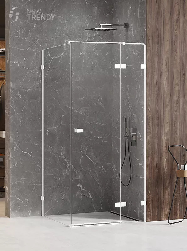 Душевое ограждение NEW TRENDY AVEXA WHITE R 90x70x200 EXK-2737 (белый)