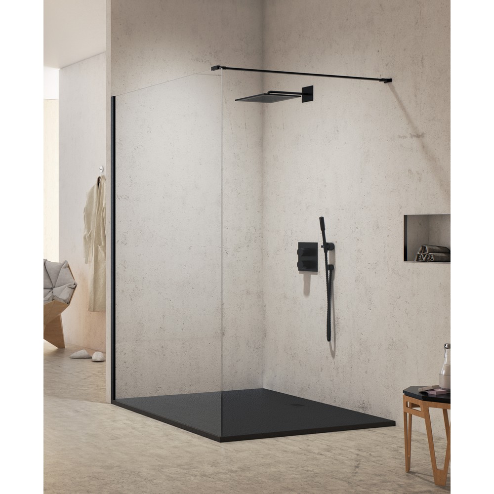 Душевое ограждение NEW TRENDY NEW MODUS BLACK 70x200 EXK-5535 (черный)