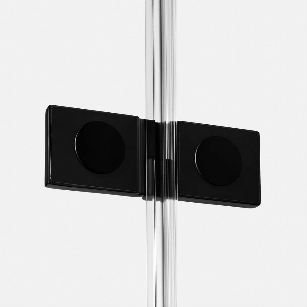 Душевое ограждение NEW TRENDY REFLEXA BLACK R 100x110x200 EXK-4945 (черный)