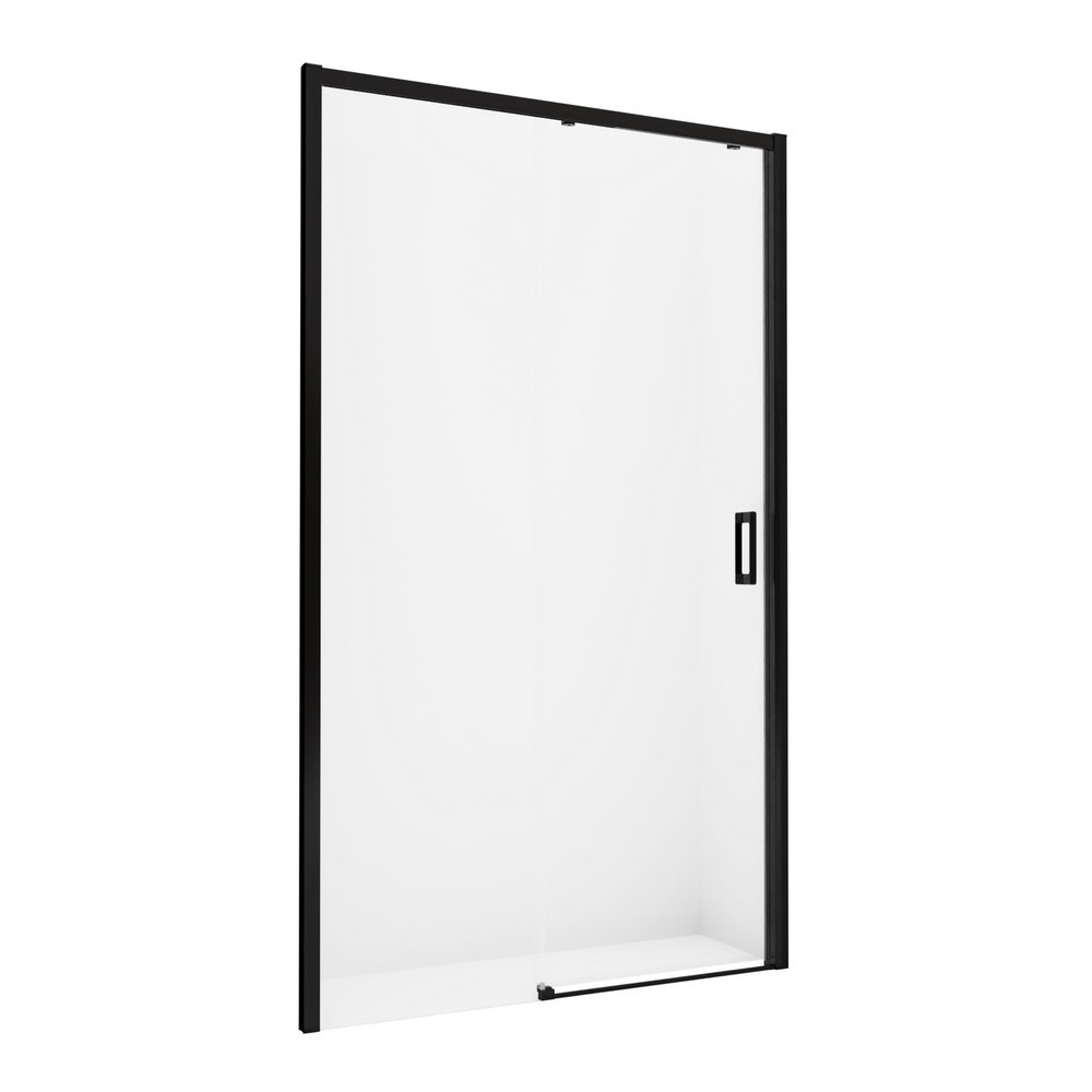 Дверь в нишу NEW TRENDY PRIME BLACK 1/L D-0328A (черный)