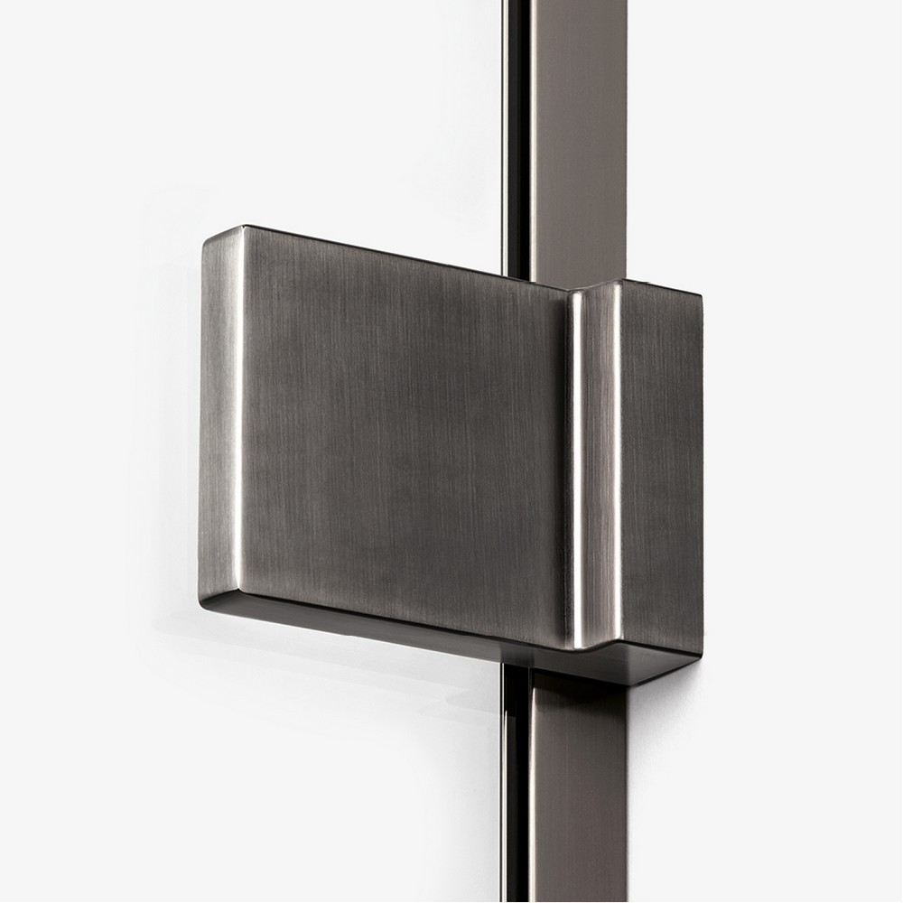 Шторка для ванны NEW TRENDY AVEXA GUNMETAL BRUSHED 80x150 EXK-3518 (оружейная сталь)