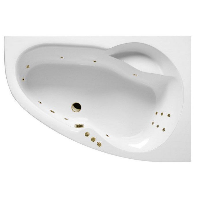 Ванна EXCELLENT Newa 160x95 (правая) "SMART" (бронза)