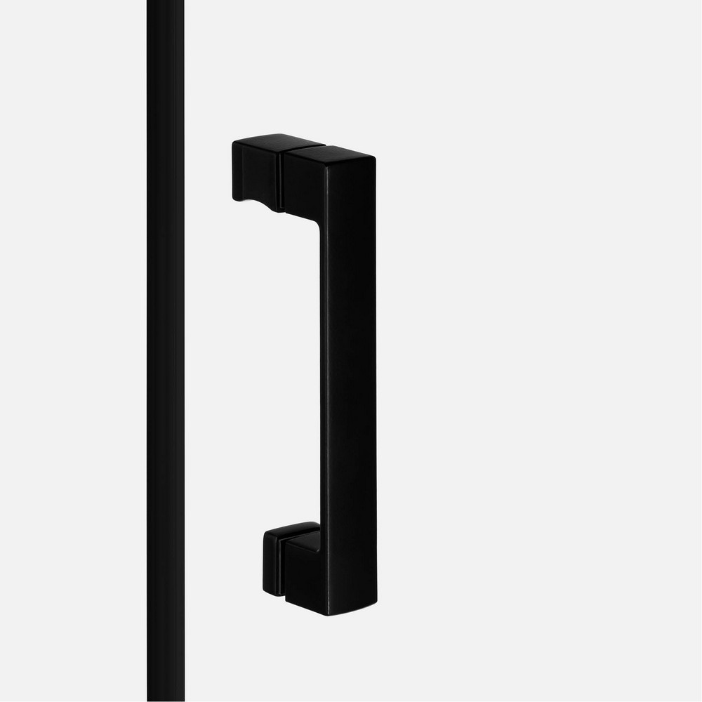 Дверь в нишу NEW TRENDY NEW RENOMA BLACK R 90x195 D-0196A (черный)