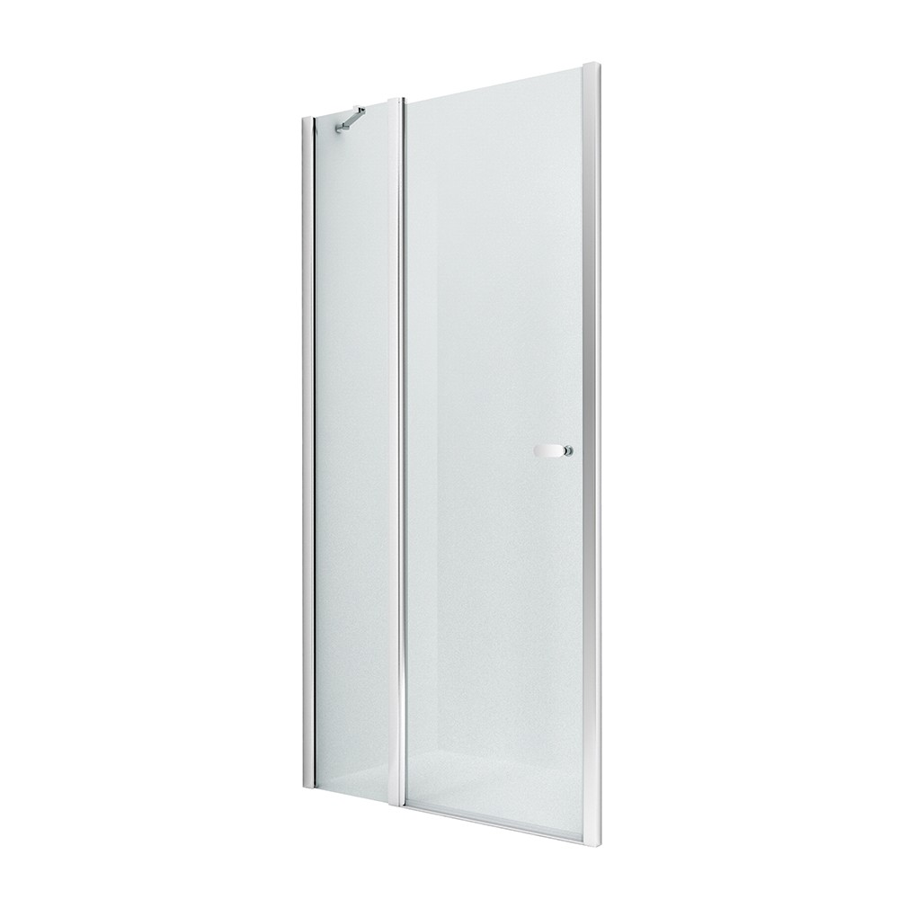Дверь в нишу NEW TRENDY NEW SOLEO одинарные 100x195 D-0156A (хром)