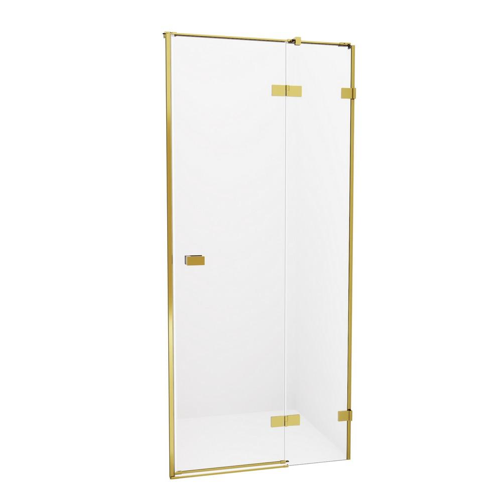 Дверь в нишу NEW TRENDY AVEXA GOLD BRUSHED 100x200 EXK-1719 (брашированное золото)
