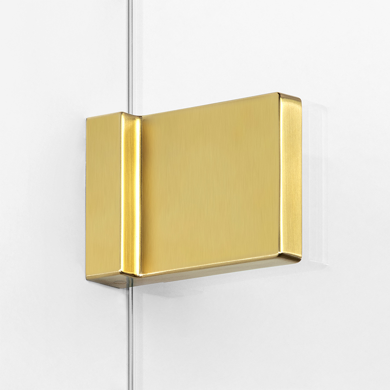 Душевое ограждение NEW TRENDY AVEXA GOLD BRUSHED R 110x110x200 EXK-3062 (брашированное золото)