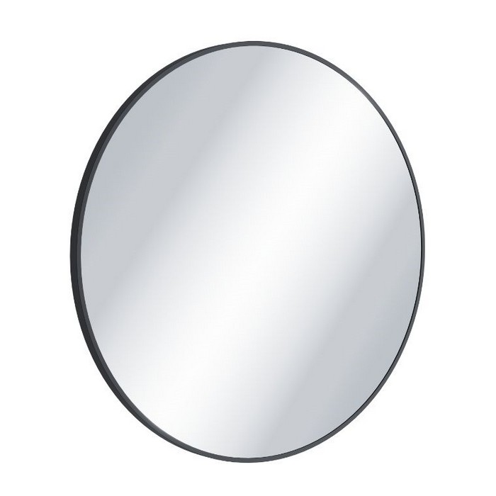 Зеркало круглое EXCELLENT Virro D=60 (черный мат)