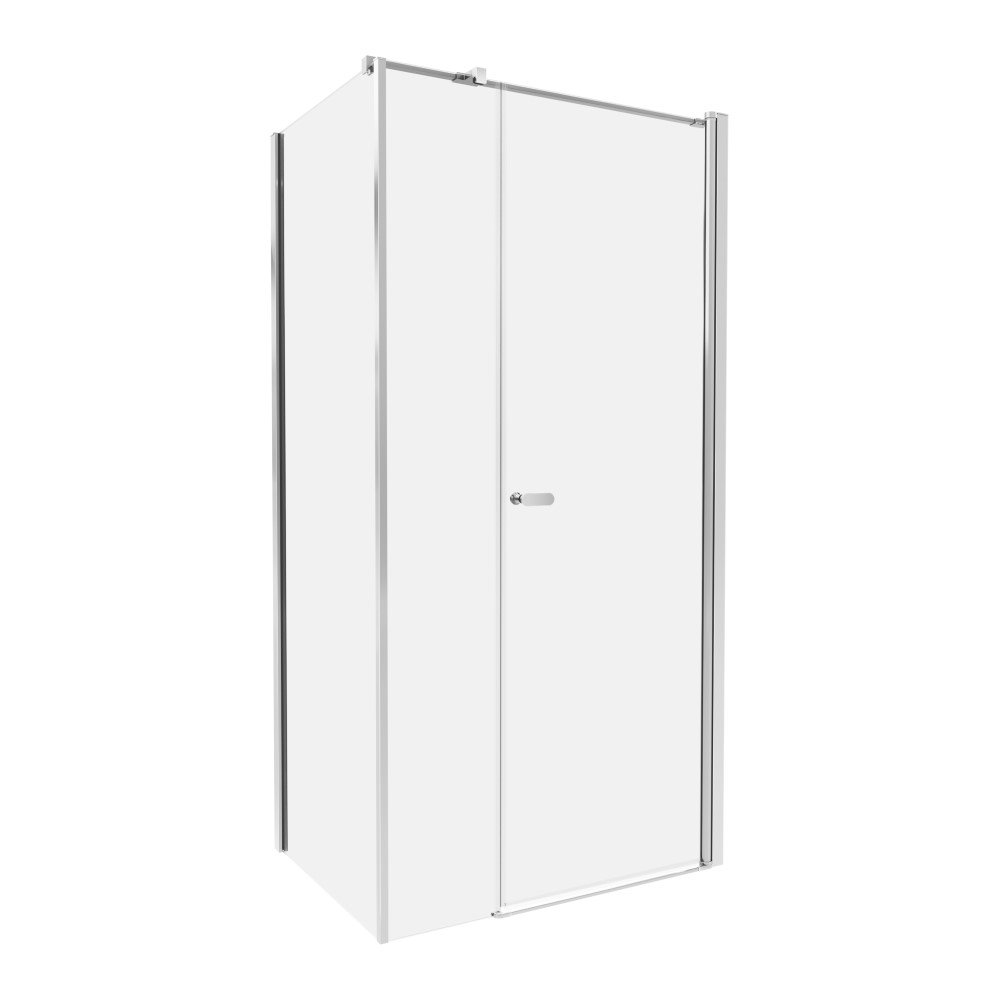 Душевое ограждение NEW TRENDY NEW SOLEO 100x80x195 K-0359 (хром)