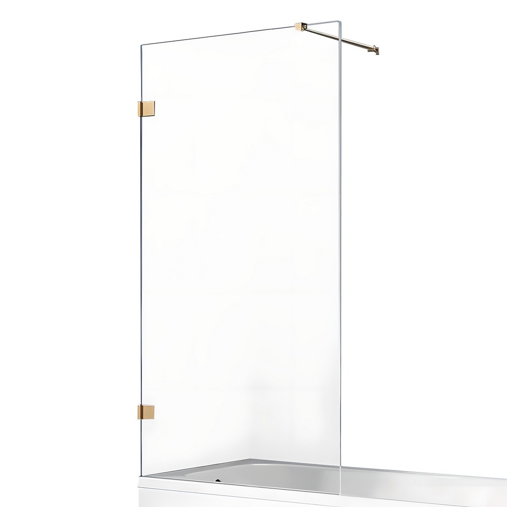 Шторка для ванны NEW TRENDY AVEXA GOLD BRUSHED 50x150 EXK-2004-WP (брашированное золото)