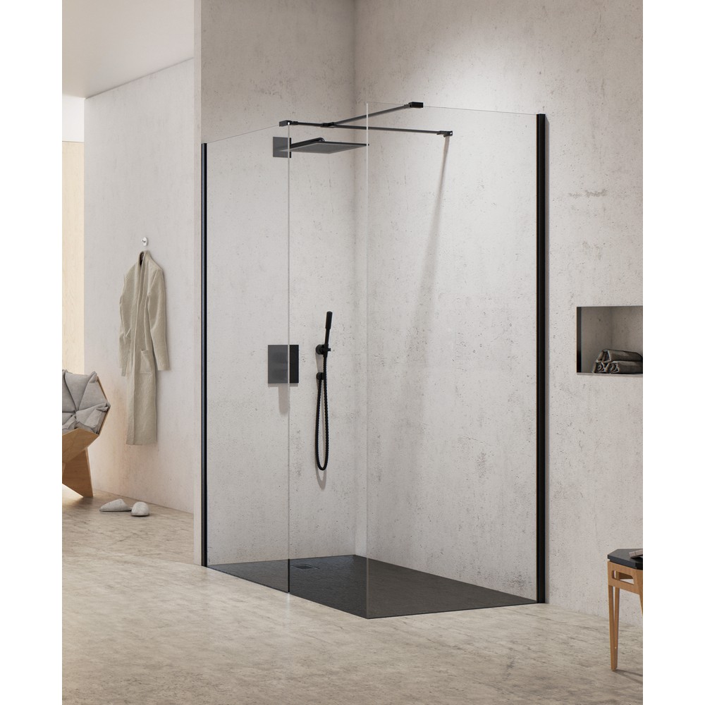 Душевое ограждение NEW TRENDY NEW MODUS BLACK 120x80x200 EXK-5626 (черный)