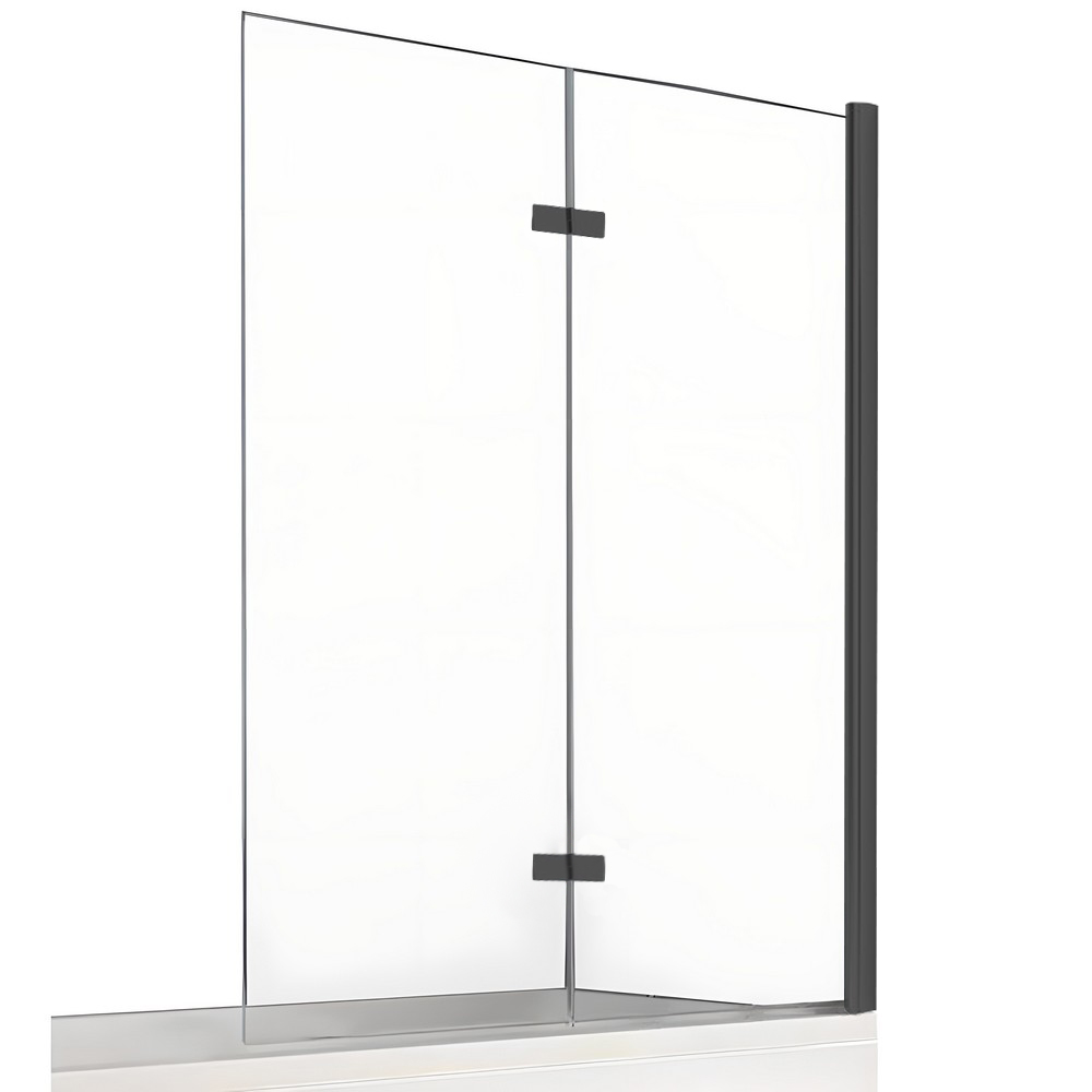 Шторка для ванны NEW TRENDY NEW SOLEO BLACK 120x140 P-0044 R (черный)