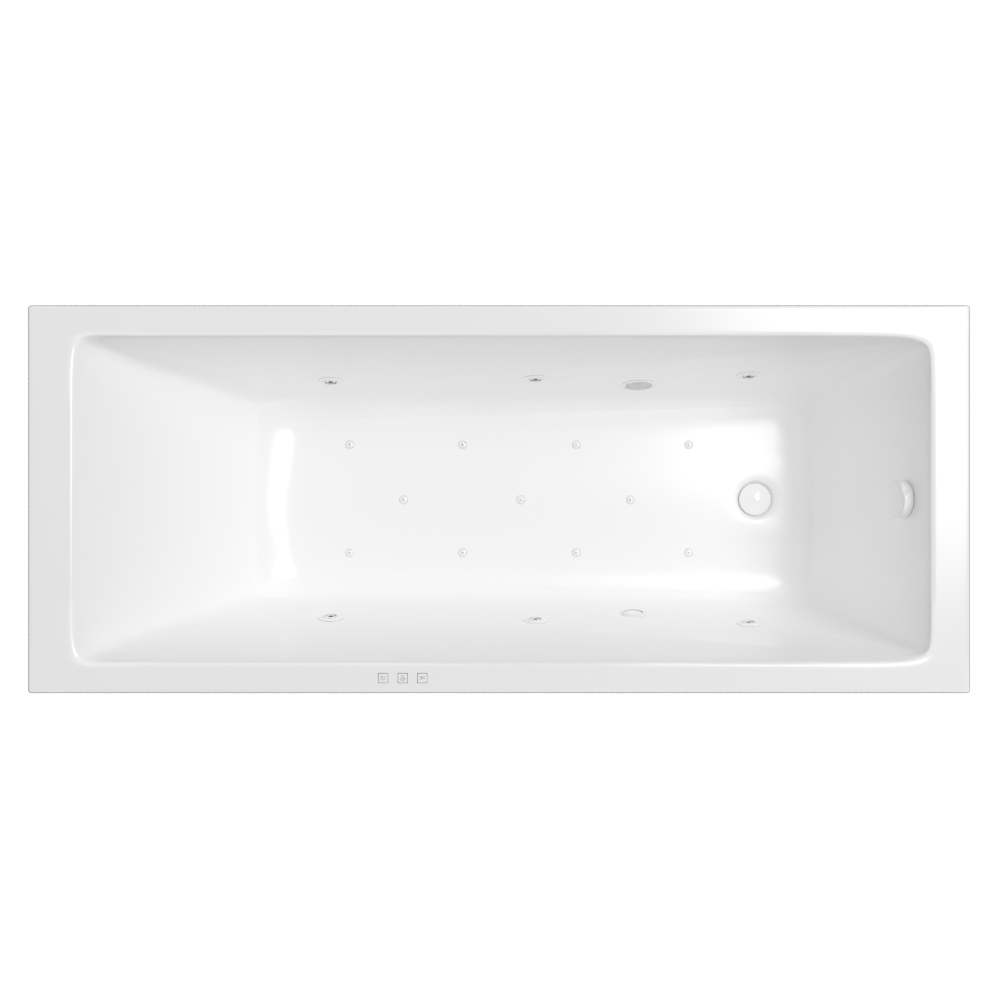 Ванна WHITECROSS Wave Slim 150x70 "RELAX" (белый)