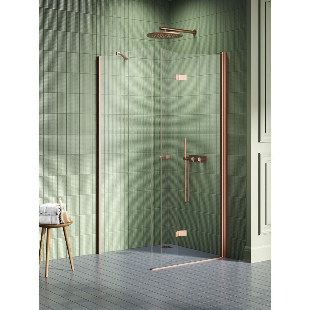 Душевое ограждение NEW TRENDY NEW SOLEO COPPER BRUSHED R 70x100x195 K-2054 (брашированная медь)
