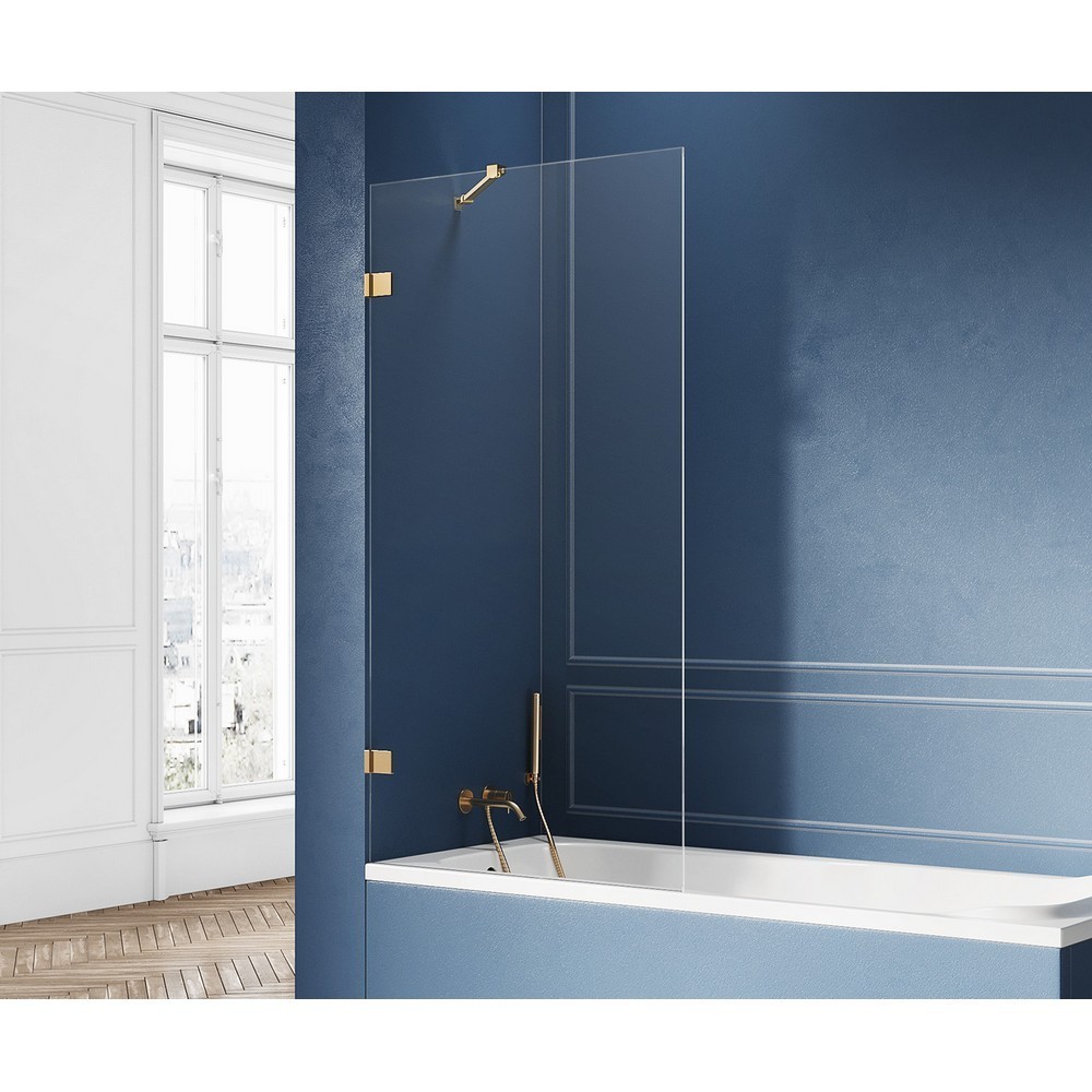 Шторка для ванны NEW TRENDY AVEXA GOLD BRUSHED 70x150 EXK-2006 (брашированное золото)