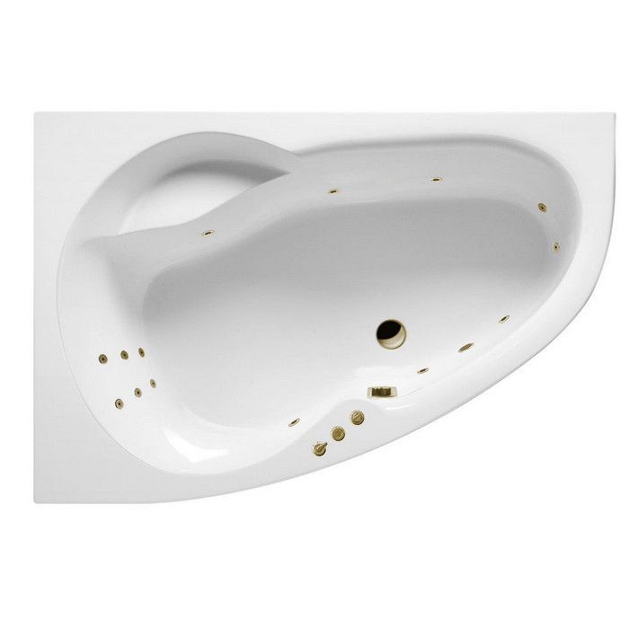 Ванна EXCELLENT Newa 160x95 (левая) "SMART" (бронза)