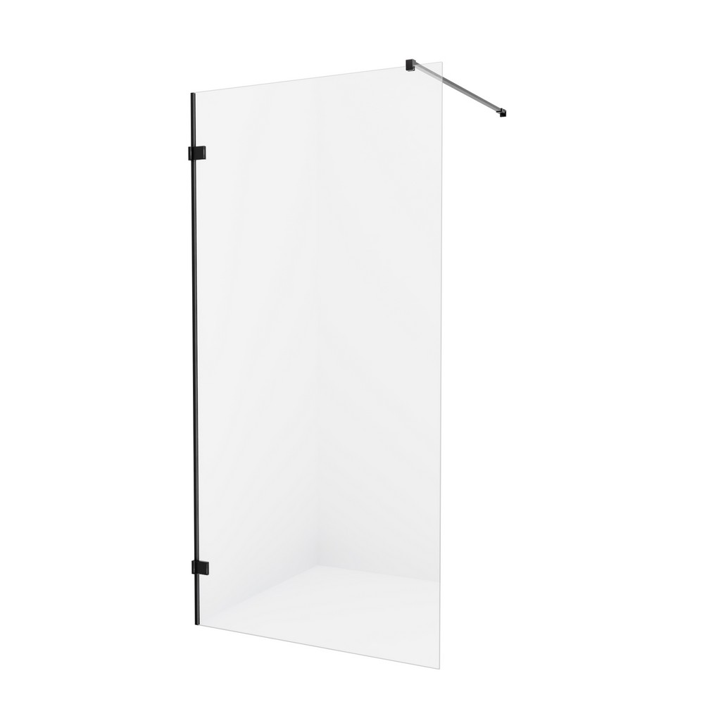 Душевое ограждение NEW TRENDY AVEXA BLACK 80x200 EXK-1625 (черный)