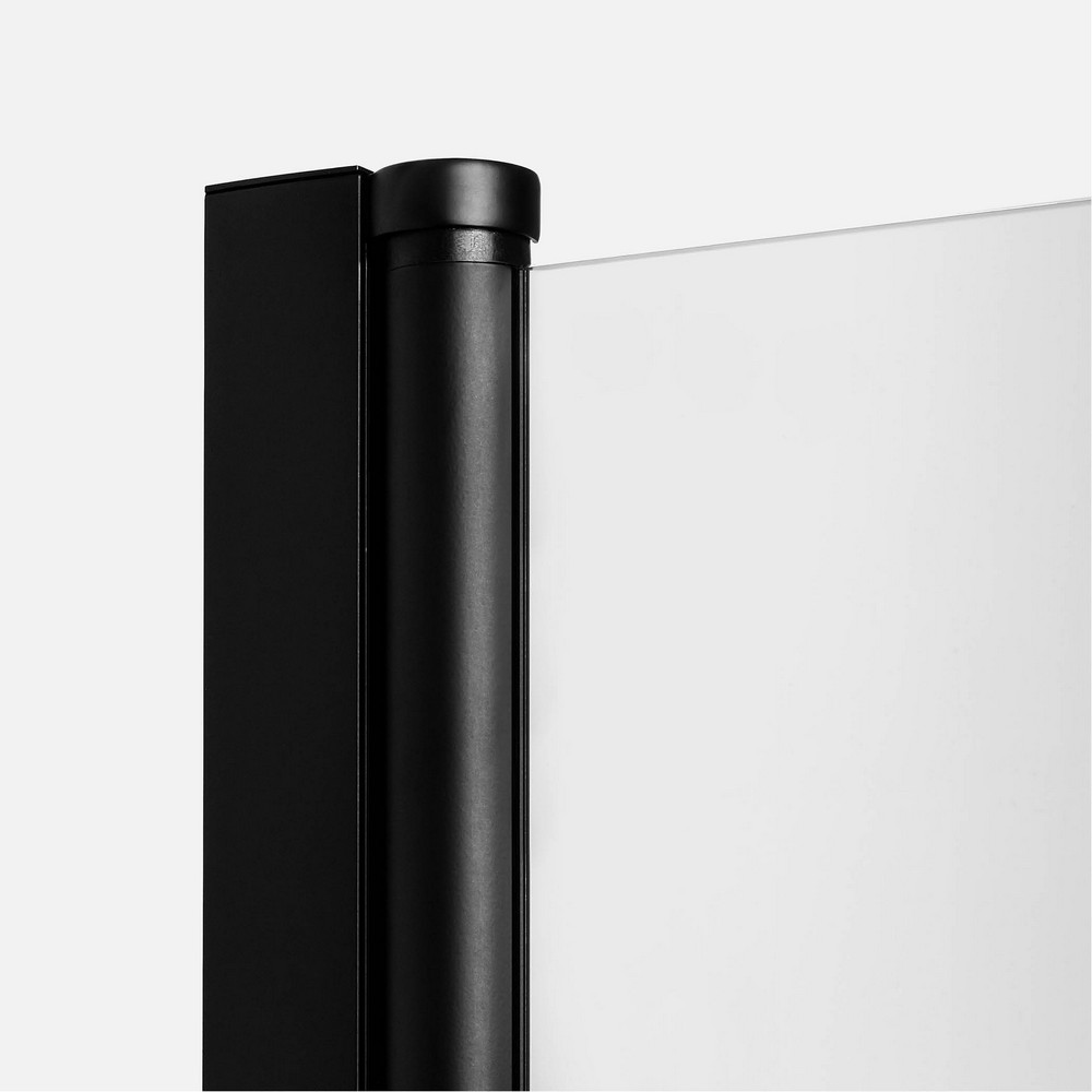 Душевое ограждение NEW TRENDY NEW SOLEO BLACK складные двери L 90x100x195 D-0235A/D-0116B (черный)