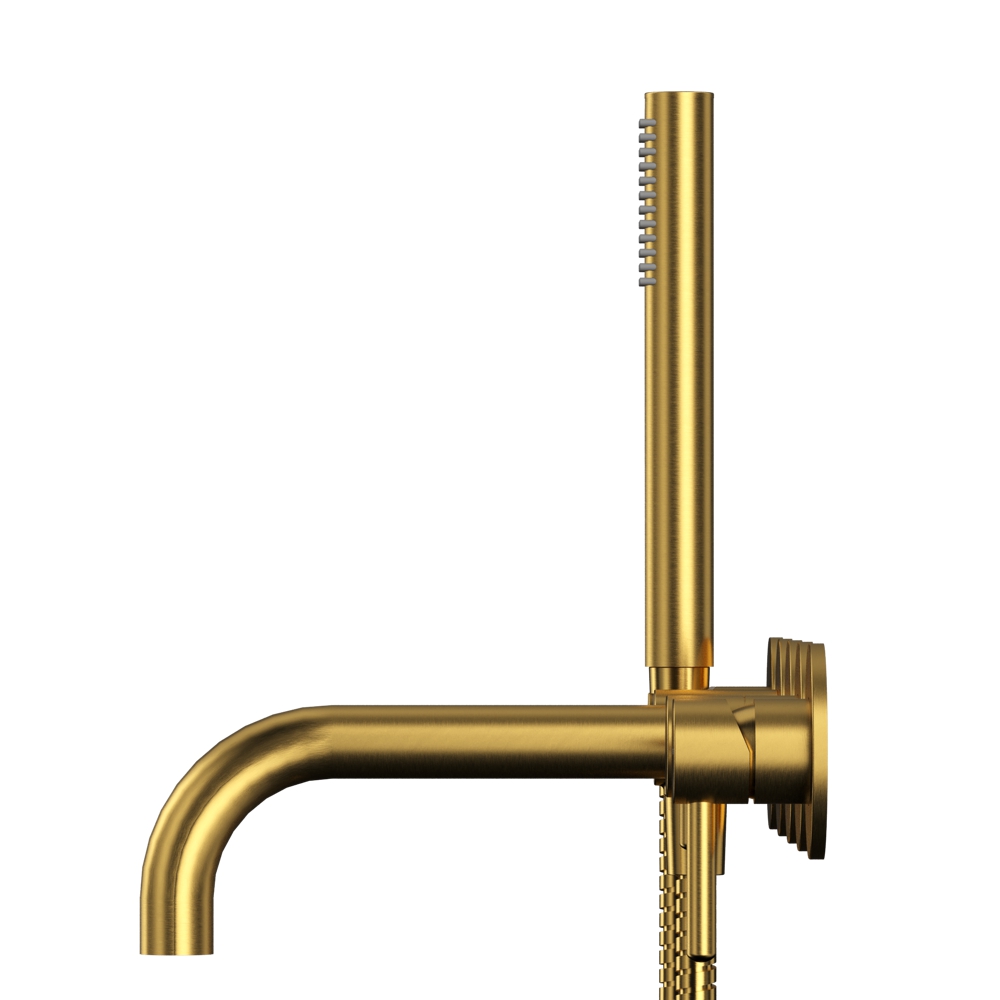 Смеситель для ванны скрытого монтажа WHITECROSS Y Y1240GLB (брашированное золото)