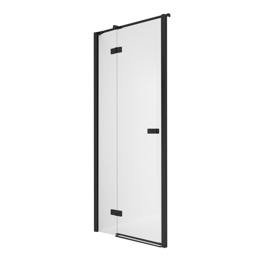 Дверь в нишу NEW TRENDY REFLEXA BLACK L 120x200 EXK-1328 (черный)