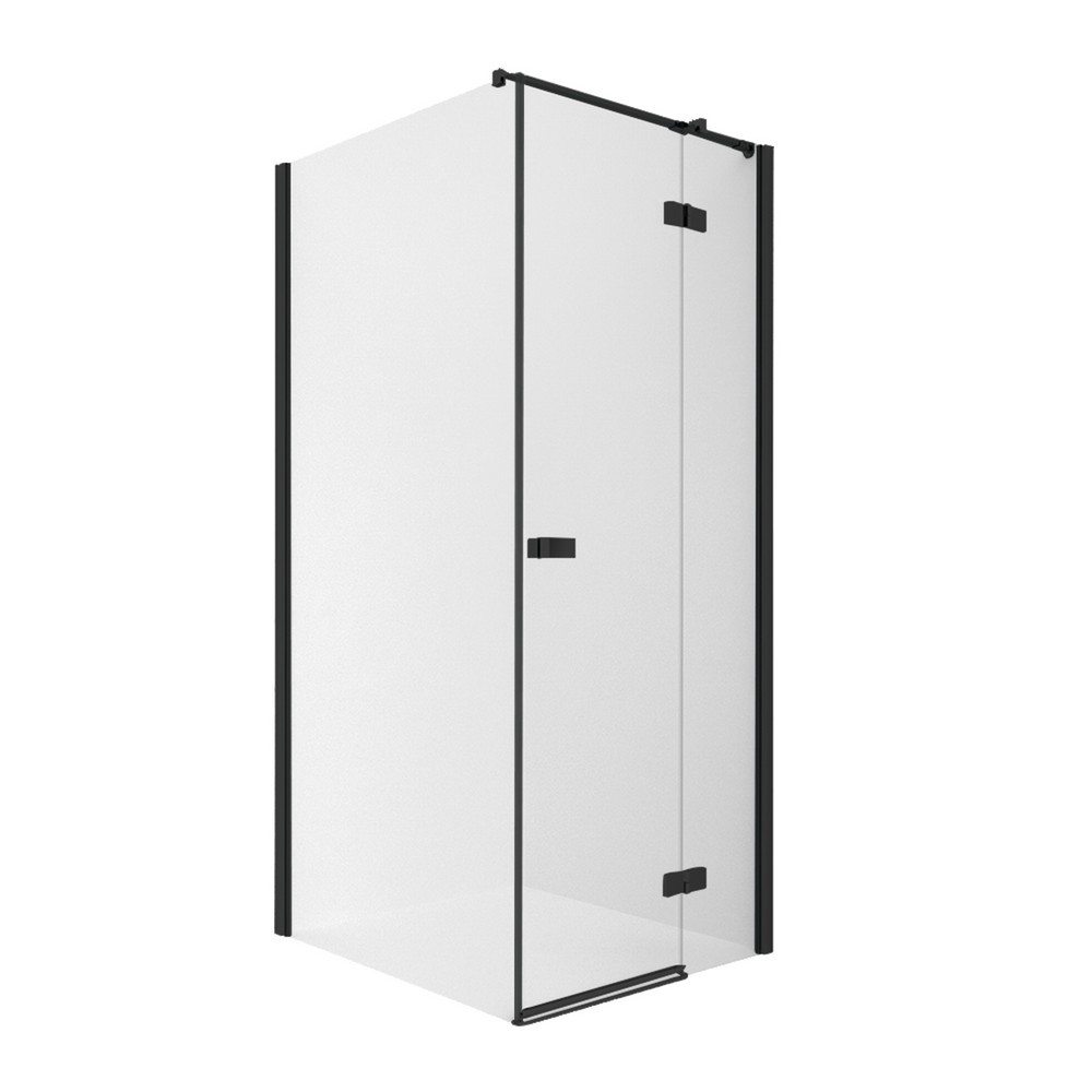 Душевое ограждение NEW TRENDY REFLEXA BLACK R 100x110x200 EXK-4945 (черный)