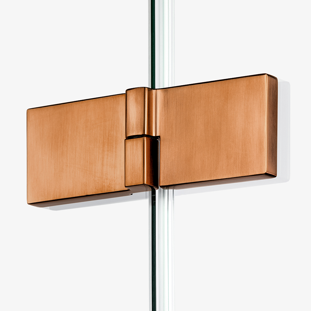 Душевое ограждение NEW TRENDY AVEXA COPPER BRUSHED L 100x80x200 EXK-3703 (брашированная медь)
