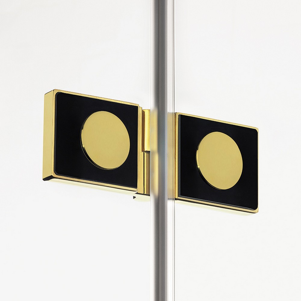 Шторка для ванны NEW TRENDY AVEXA GOLD BRUSHED 120x150 EXK-2014 L (брашированное золото)