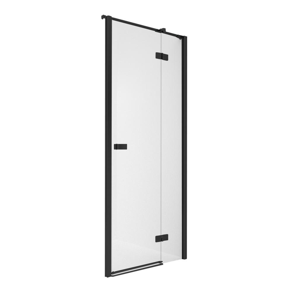 Дверь в нишу NEW TRENDY REFLEXA BLACK R 100x200 EXK-1325 (черный)