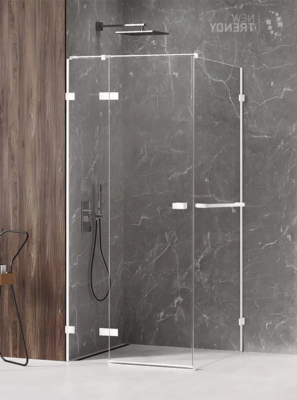 Душевое ограждение NEW TRENDY AVEXA WHITE L 110x80x200 EXK-2780 (белый)