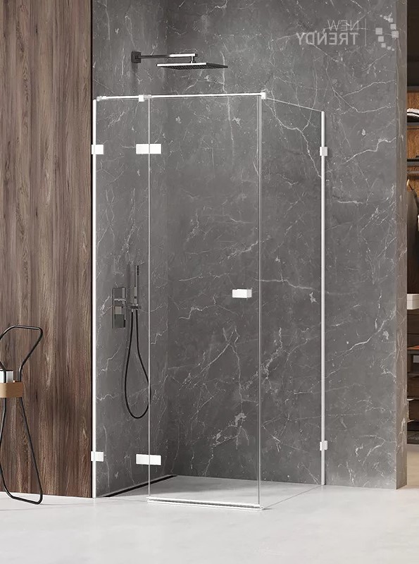 Душевое ограждение NEW TRENDY AVEXA WHITE L 90x110x200 EXK-2711 (белый)