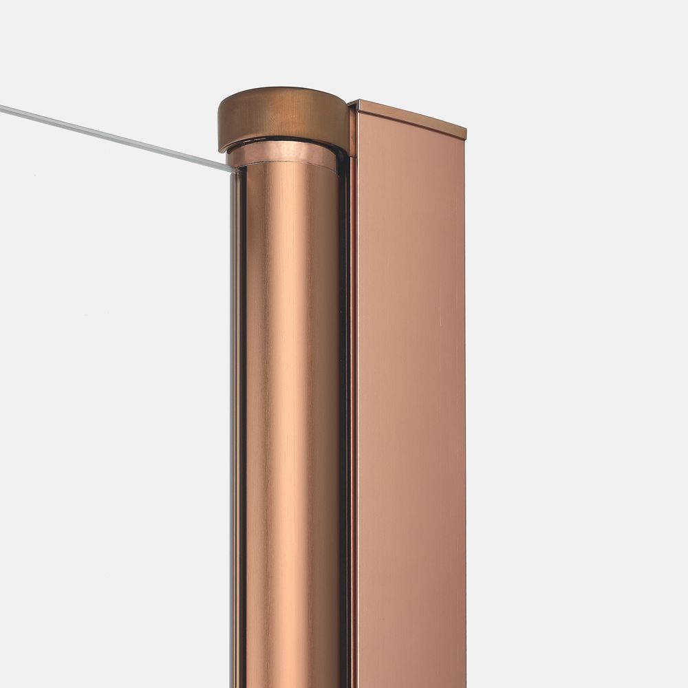 Душевое ограждение NEW TRENDY NEW SOLEO COPPER BRUSHED 100x110x195 K-1993 (брашированная медь)