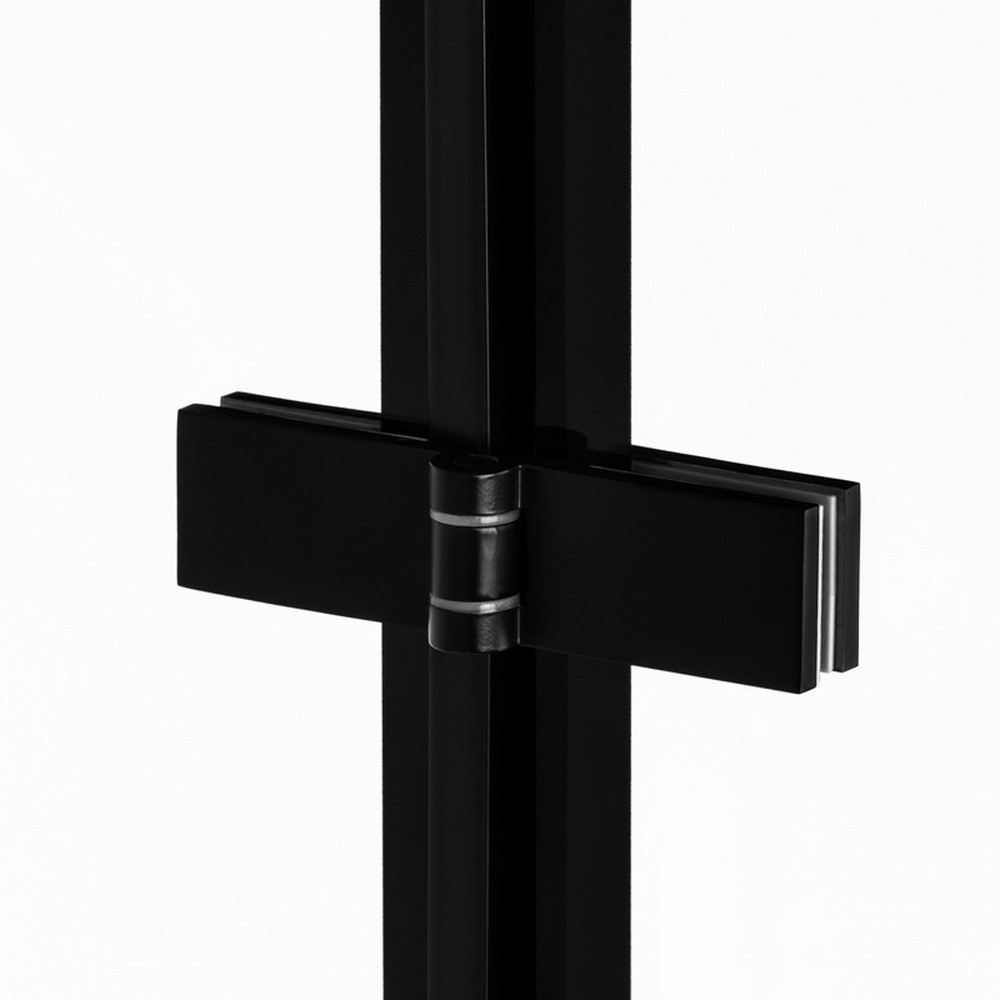 Шторка для ванны NEW TRENDY SUPERIA BLACK 100 см P-0055 R (черный)