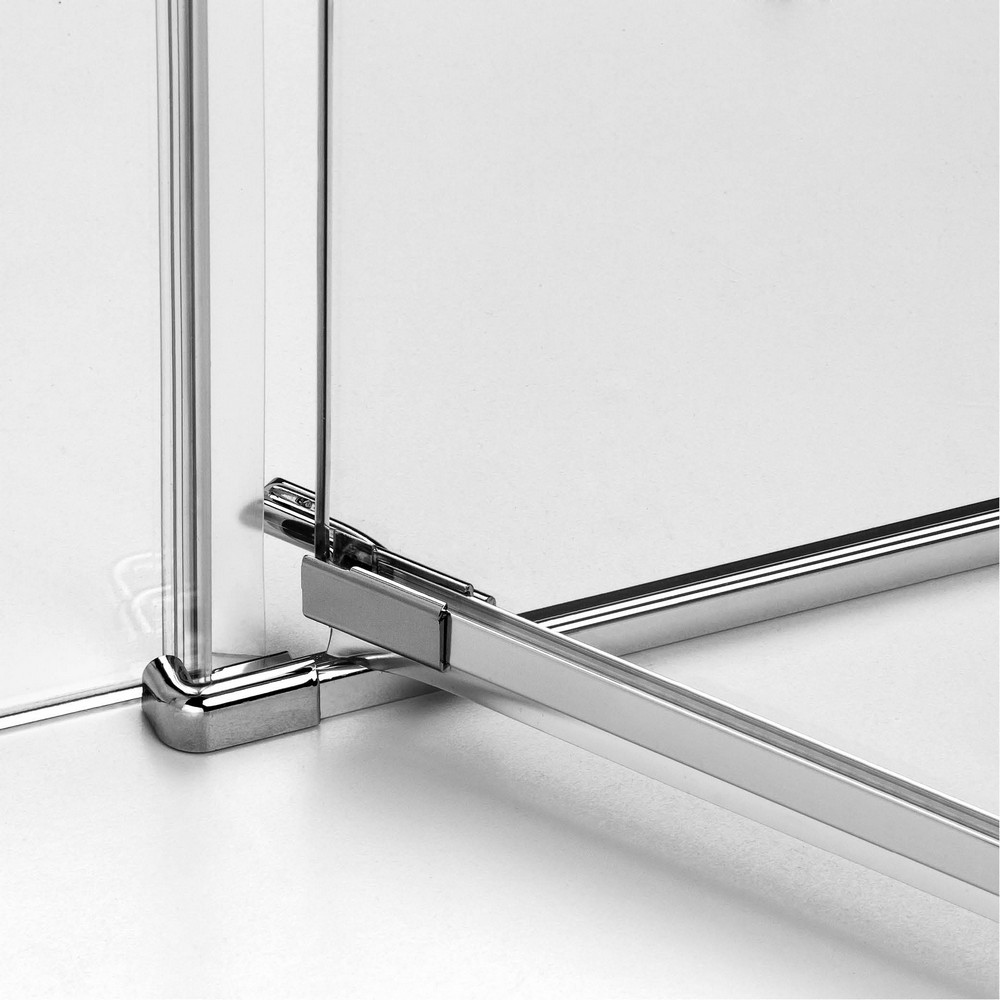 Душевое ограждение NEW TRENDY EVENTA R 90x90x200 EXK-4614 (хром)
