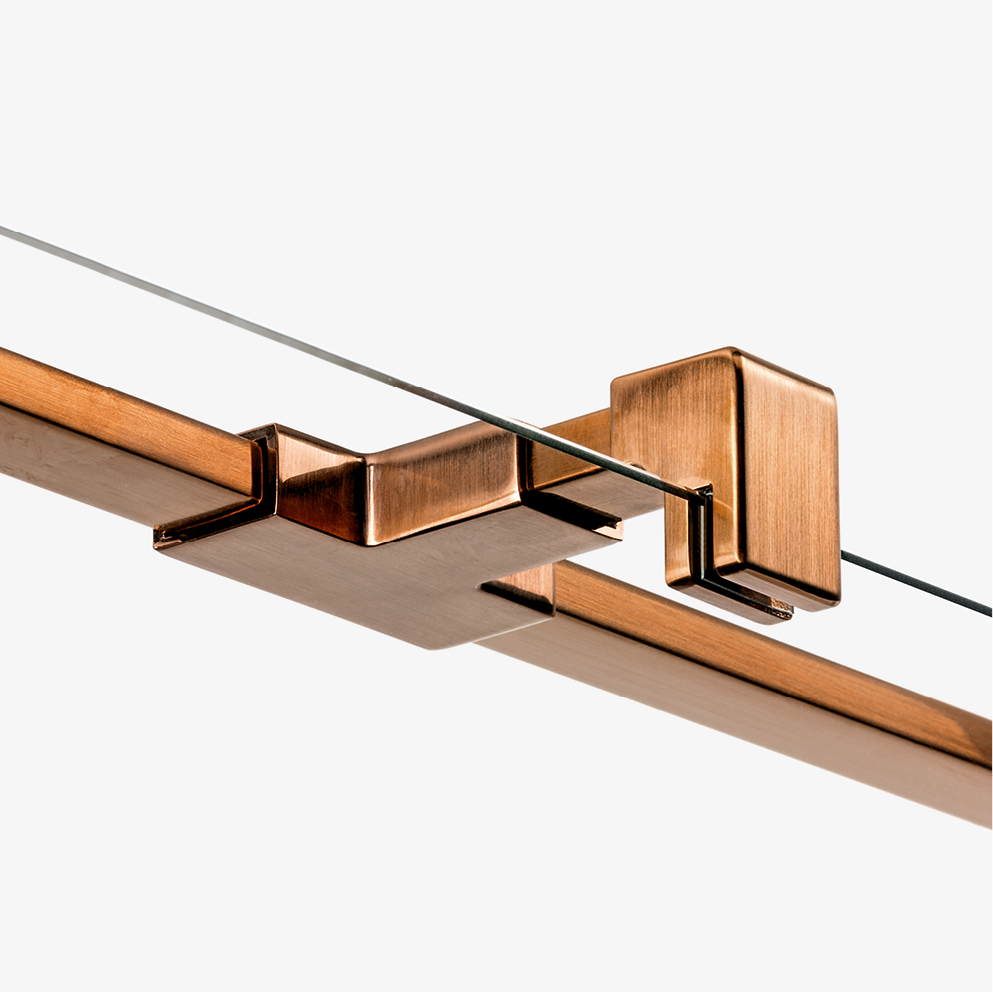 Душевое ограждение NEW TRENDY AVEXA COPPER BRUSHED R 90x70x200 EXK-3641 (брашированная медь)