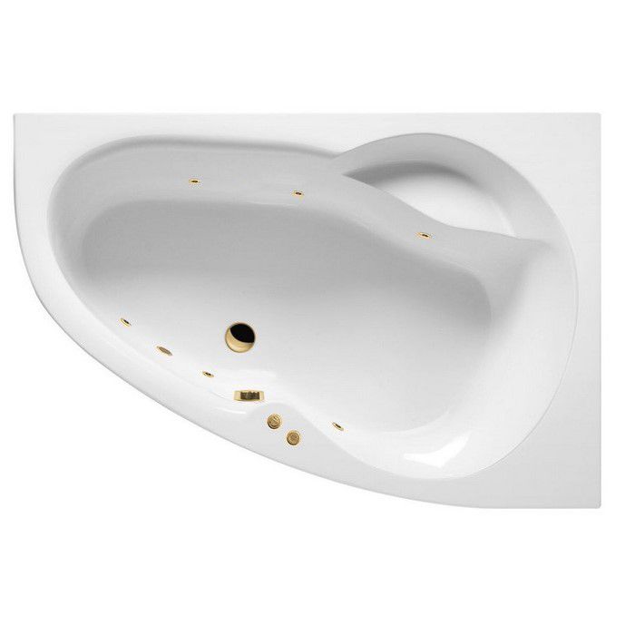 Ванна EXCELLENT Newa 160x95 (правая)  "SOFT" (золото)