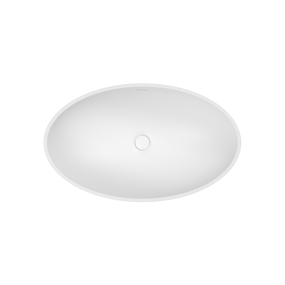 Умывальник WHITECROSS Lessi 60x36 (белый мат) иск. камень