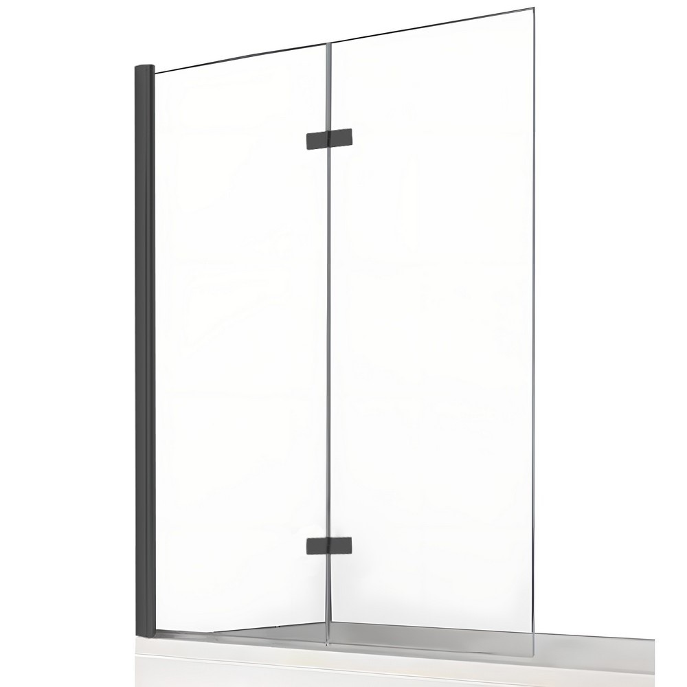 Шторка для ванны NEW TRENDY NEW SOLEO BLACK 100x140 P-0041 L (черный)