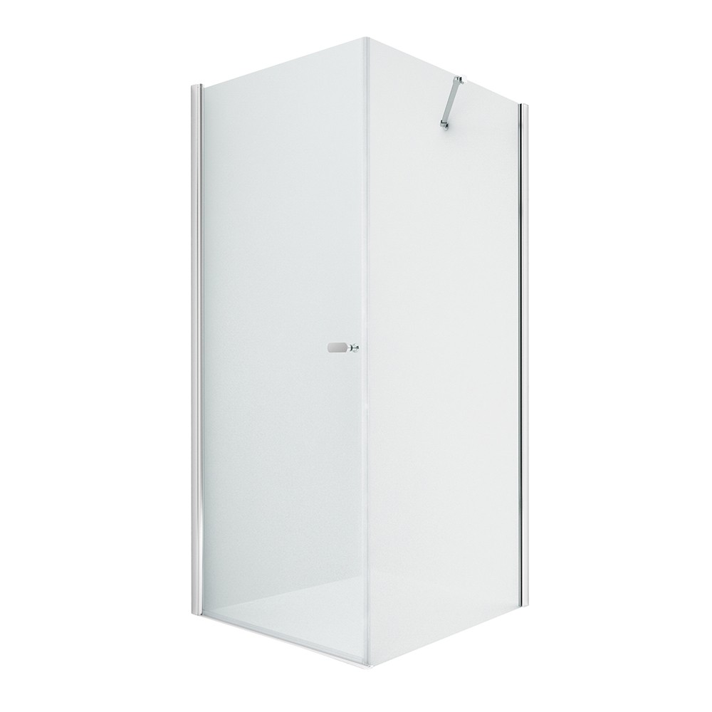 Душевое ограждение NEW TRENDY NEW SOLEO 100x80x195 D-0142A/D-0087B (хром)