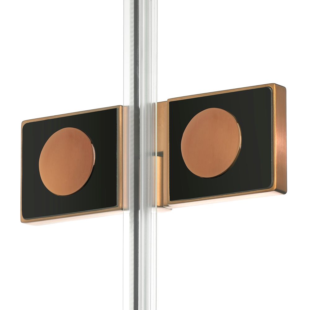 Душевое ограждение NEW TRENDY NEW SOLEO COPPER BRUSHED L 80x80x195 K-2034 (брашированная медь)
