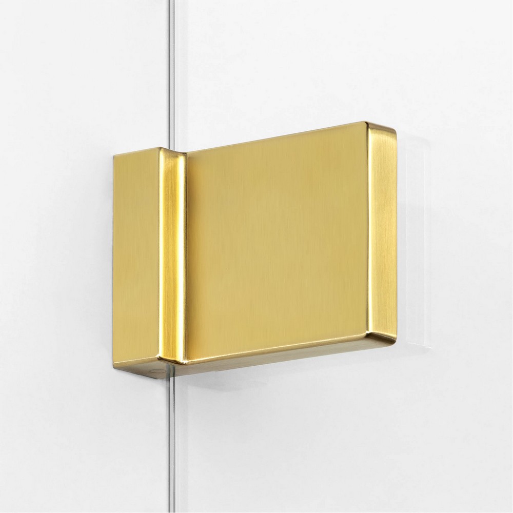 Дверь в нишу NEW TRENDY AVEXA GOLD BRUSHED 110x200 EXK-1720 (брашированное золото)