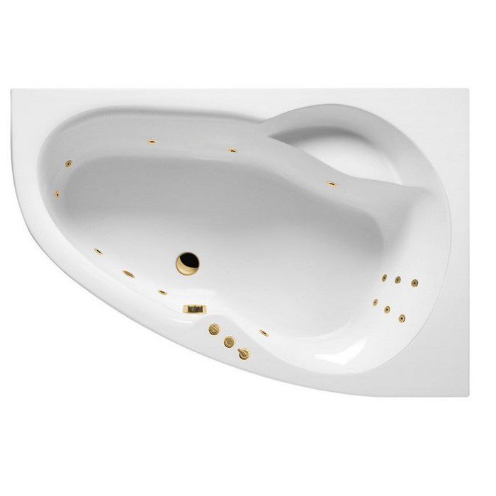 Ванна EXCELLENT Newa 160x95 (правая)  "SMART" (золото)