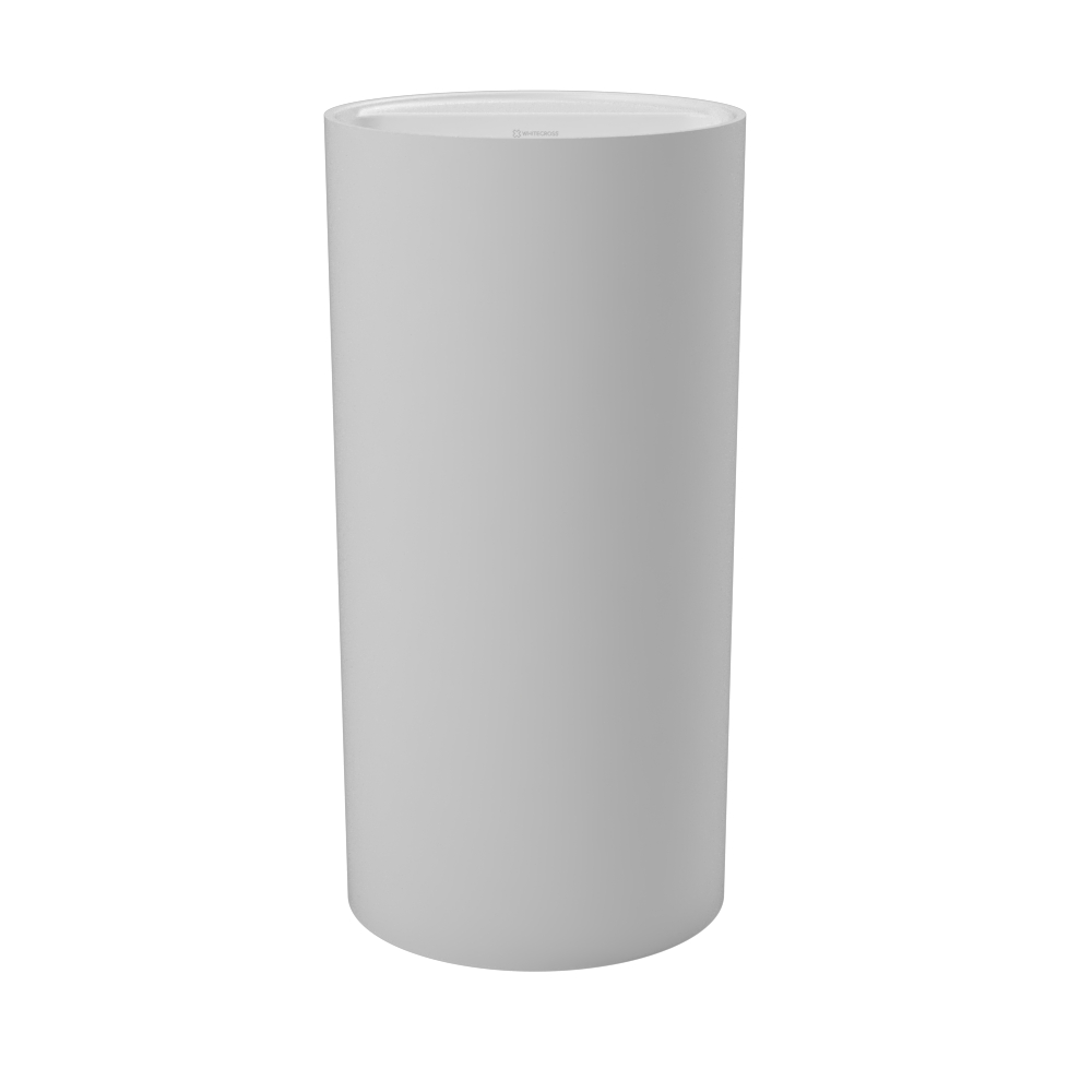 Умывальник WHITECROSS Pantheon D=43 (белый мат) иск. камень