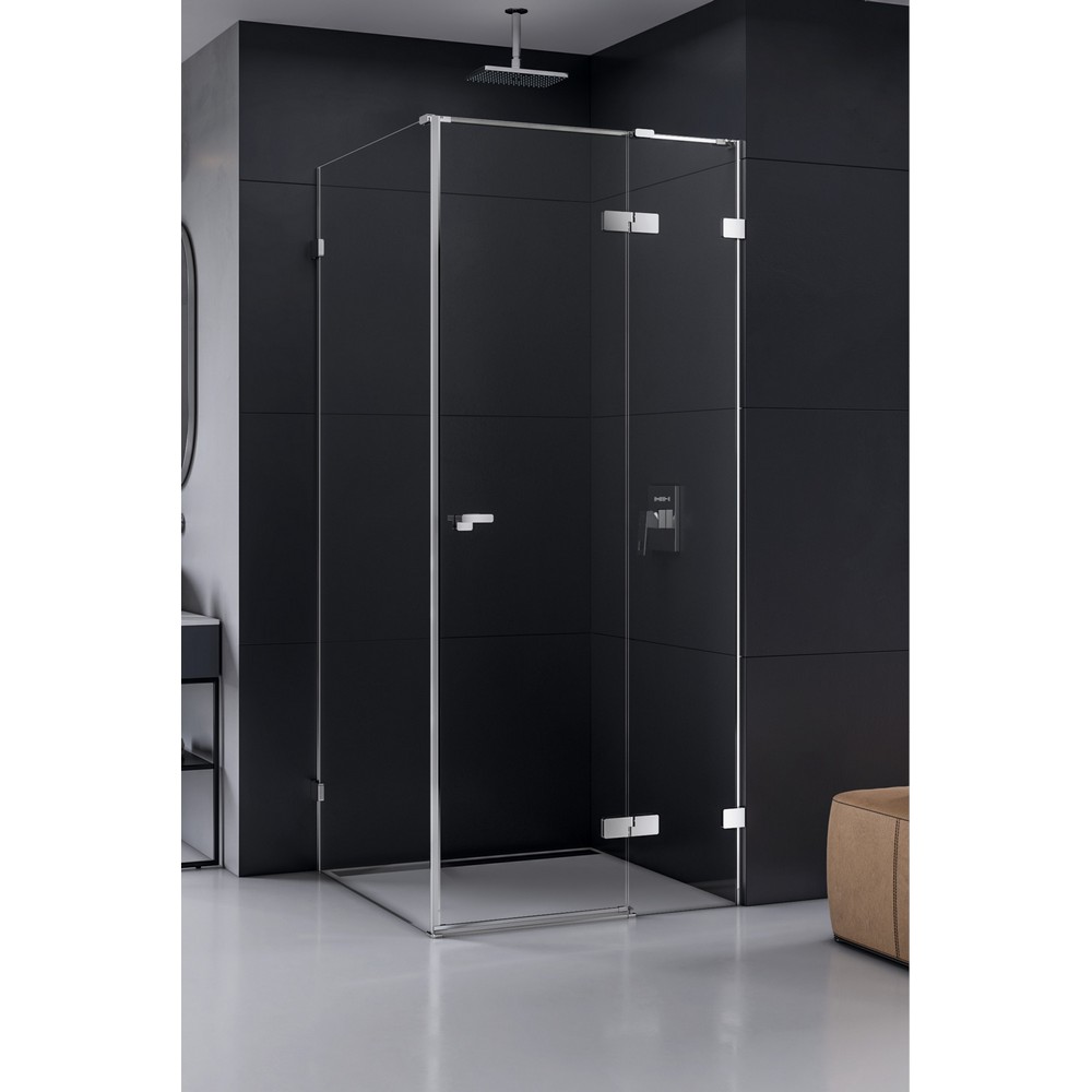 Душевое ограждение NEW TRENDY EVENTA R 80x90x200 EXK-4500 (хром)